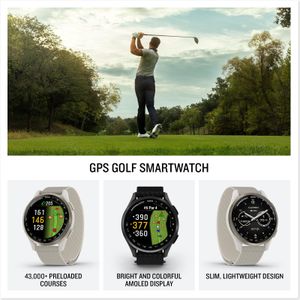 Garmin Approach S50 Golf Smartwatch – GPS Sports Watch for Golfers