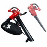 Einhell Electric leaf vacuum cleaner GC-EL 3000 E, 3000 W, suction/blow function, electronic speed system, fan with aluminium wheel, additional handle, 45 L collecting bag