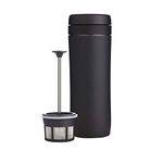 Espro Coffee Travel Press, Stainless Steel, 12 oz (Coffee Filter, Matte Black)