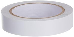 amazon basics Double Sided Multipurpose Tissue Tape Craft DIY Tape White Color for LED Strip Light Office Home Car Décor- 24MMX50MTR- Pack of 1