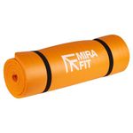 Mirafit 15mm Extra Thick Exercise Floor Mat - For Yoga/Fitness Workout - Orange