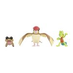 Pokémon Battle Figure 3 Pack - Features 2-Inch Sandile and Treecko and 3-Inch Pidgeotto Battle Figures