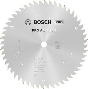 Bosch Professional Circular Saw Blade Standard (for Aluminium, 150 x 10 x 1.8 mm, 52 teeth; Accessories: Cordless Circular Saw)