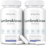 Potent Lumbrokinase Supplement (120 Servings) 40mg/Serving (Max Activity - 800,000 Units) - Lumbrokinase Enzymes Capsules for Energy Support, Digestion, Cognition & Gut Health - Similar to Nattokinase