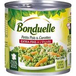 Bonduelle peas & carrots extra small fins with stewed 400g (pack of 10)