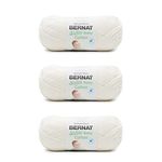 Bernat Softee Baby Cotton Cotton Yarn - 3 Pack of 120g/4.25oz - Blend - 3 DK (Light) - 254 Yards - Knitting/Crochet