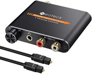 Neoteck 192kHz Aluminum DAC Converter Digital Optical Coaxial To slink to Analog Stereo Left/Right RCA 3.5mm Jack Audio Converter Adapter for PS3 HD DVD PS4 Sky HD Plasma Blu-ray Cinema