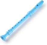 Sondery Soprano Recorder Instrument German Fingering Durable Beginner's Recorder Easy-to-Play Plastic Body Includes Fingering Chart Carry Pouch