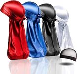 4PCS Silky Durags, Silk Durag for M