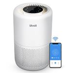 LEVOIT Smart WiFi Air Purifier for Home, Alexa Enabled H13 HEPA Filter, CADR 170m³/h, Remove 99.97% Allergies Smoke Dust Pollen Particles, 24dB Quiet Sleep Mode for Bedroom with Timer, Core 200S