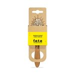 f.e.t.e | Bamboo & Natural Rubber Hairbrush | Small Rounded | Biodegradable & Compostable | Sustainable | Vegan