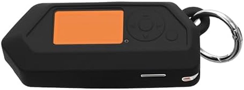 kwmobile Carcasa de Silicona Compatible con Flipper Zero Funda - Funda de Silicona Antigolpes con Llavero - Negro