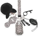 Safety Keychain Set for Women and Kids, Self Defense Keychain Set with Personal Alarms, 9 PCS Safety Alarm Keychain Safety Protection Devices for Girl Kids Children Elderly Student Walker