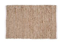 THE BEER VALLEY Classic Country Jute Cotton Rug 2x3' - Hand Woven - Farmhouse Natural White Rug,Kitchen Rugs, Farmhouse Rugs, Rugs for Living & Bedroom,Woven Rugs