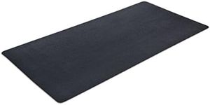 MotionTex Exercise Equipment Mat for Under Treadmill, Rowing Machine, Elliptical, Fitness Equipment, Home Gym Floor Protection, 36" x 72", Black