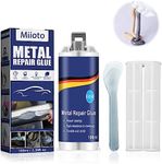 Metal Repair Paste, AB Glue Magic Repair Glue, Metal Glue Weld, Metal Repair Glue, Magic Metal Mending Agent, Industrial Heat Resistance Cold Super Glue for Metal, Heat Resistant Glue-50g*2