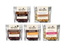 Joe & Seph's Chocolate Popcorn Tasting Selection (5x30g)| gourmet popcorn, air-popped popcorn, chocolate snack, gifts for men and women, sweet popcorn, movie night snacks