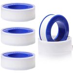 Teflon Tape, 0.47x393inch Plumbers Tape White Thread Seal PTFE Sealant Tape Water Plumbers Tape, Stop Leaks Plumbing Tape for Pipe (4 Rolls)