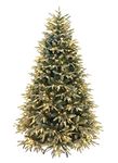 5' Frosted Colorado ICY-Blue Pine Christmas Tree Pre-lit with LED Lights (5ft Frosted Pre-lit)