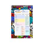 ESCAPER Graffiti Theme Daily Planner : Stay Organized and Inspired with A5-Sized (80 Days Plan) Planner - Perfect for Kids, Students & Creatives