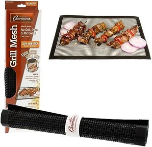 Camerons Grilling Mesh (13.25"x18")- Heavy Duty 100% Non-Stick Reusable Cooking Mesh Sheet - Use in Outdoor BBQ Grill & Indoor Oven - Heat Safe up to 500° F - Barbecue Grilling Gift for Fathers Day