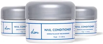 Elon Lanolin-Rich Nail Strengthener, Conditions Nails & Protects Cuticles, Recommended by Dermatologists & Podiatrists 3 Pack (7.5g jar)