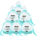 Disposable Face Towel-75 Count,Biodegradable 100% Cotton Facial Tissue,Non-Woven Fabric Perfect for Sensitive Skin Makeup Facial Towel,Extra Thick & Soft Cotton Beauty Towels (6 Pack)