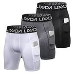 LIXADA Men's Compression Shorts Pan
