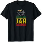 GIVE THANKS & PRAISES RASTAFARI Reggae Jah Rasta Clothing T-Shirt