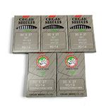 50 Organ Dcx27 B27 B-27 Needles for Industrial Serger Overlock Machine Juki Pegasus (Singer 12 / Metric 80)