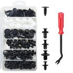 Car Retainer Clips, 100 Pcs Auto Tools Accessories Body Clip Push Kit Plastic Fasteners Rivet Kits for Ford, Toyota, Honda, Benz, Subaru and Audi