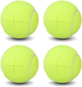 Walker Tennis Balls Precut Tennis Balls for Walkers 4PCS Walkers Legs Universal Precut Glide Balls, Heavy Duty Long Lasting Felt Pad Glide Coverings for Furniture Legs and Floor Protection （Yellow）