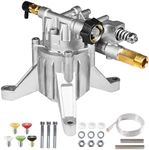 YAMATIC 7/8" Shaft Vertical Pressure Washer Pump 3000 PSI @ 2.5 GPM OEM & Replacement Pump for Power Washer, Replacement with Troybilt, Craftsman, Ryobi, Honda, Rear Facing Inlet/Outlet
