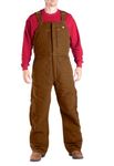 Dickies Men's Premium Insulated Duck Bib All, Brown Duck, Medium Short