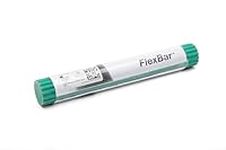 THERABAND Resistance FlexBar for Men and Women, Strength, Grip and Elbow Training and Pain Relief, Home Gym Equipment, Intermedium Level, Green, Medium