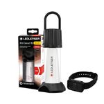 Ledlenser ML6 Connect Warm Light - LED Rechargeable, Bluetooth, Remote Control Camping Light, Powerful 750 Lumen, Tent Lantern For Camping, Rubber Hook and Magnet For Mounting, Up To 180 Hours Battery