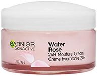 Garnier 24H Moisture Cream with Rose Water and Hyaluronic Acid, Face Moisturizer for Normal to Dry Skin, 1.7 Fl Oz (48g), 1 Count (Packaging May Vary)