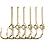 Fishing Hooks Hat Pins for Fishing Hat Hook Clip Gold Fish Hook Hat Clip Fish Hooks for Hat 12PCS Tie Clips Gold/Black