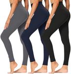 High Waisted Leggings for Women - S