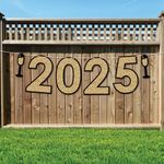 Big Dot of Happiness New Year’s Eve - Gold - 2022 New Years Eve Party Decorations - 2022 - Outdoor Letter Banner