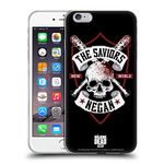 Head Case Designs Officially Licensed AMC The Walking Dead Bat Skull Negan Biker Art Soft Gel Case Compatible With Apple iPhone 6 Plus/iPhone 6s Plus