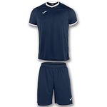Joma Academy Set Equipacion M/Short, Men, Mens, 101097.302.M, Navy/White, M