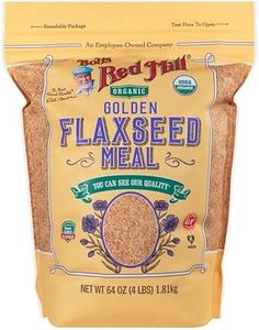 64oz Organic Whole Ground Golden Flaxseed Meal Bob's Red Mill (4 Pounds Total)