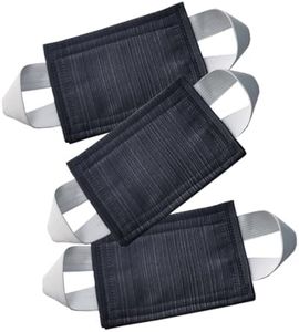 SLIFEOW Quiet Door Silencer & Nursery Latch Cover - Noise-Reducing Cushion Pads Prevent Slamming, Soft Close Door Closer for New Parents & Light Sleepers (3-Pack, Dark Gray, 4.1x3.1in)