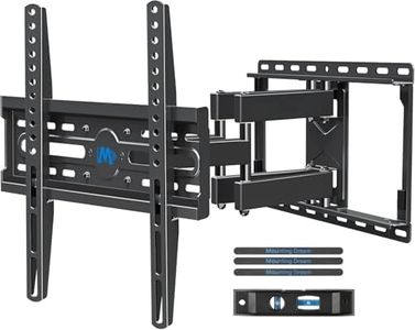 Mounting Dream TV Wall Mount for Most 32-65" Flat Screen TVs, Full Motion TV Mount with Dual Swivel Articulating Arms, Easy for TV Centering, Max VESA 400x400mm, 99 lbs Loading MD2380