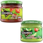 Dip Bundle with Doritos Mild Salsa Dip 300g and Doritos Spicy Guacamole Dip 270g (2 Pack)