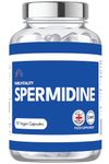 Pure Vitality : Spermidine Trihydrochloride 98% Purity - 90 x 8mg Vegan Capsules - GMP HACCP Certified - UK Manufacturer