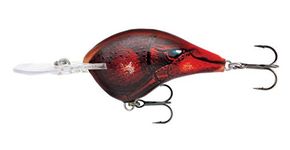 Rapala Dives-To Series Lure with Two No. 6 Hooks, 1.2 m Swimming Depth, 5 cm Size, Delta