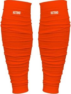 Nxtrnd Football Leg Sleeves, Calf Sleeves for Men & Boys, Sold as a Pair (Orange, Youth)