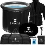 Savage Ice Baths - Portable Cold Plunge Tub For Athletes and Adults - Easy Installation Ice Baths at Home - Gift for Ice Bath Lover - Cold Plunge to Soothe Muscles, Ice tub, Ice Plunge Tub